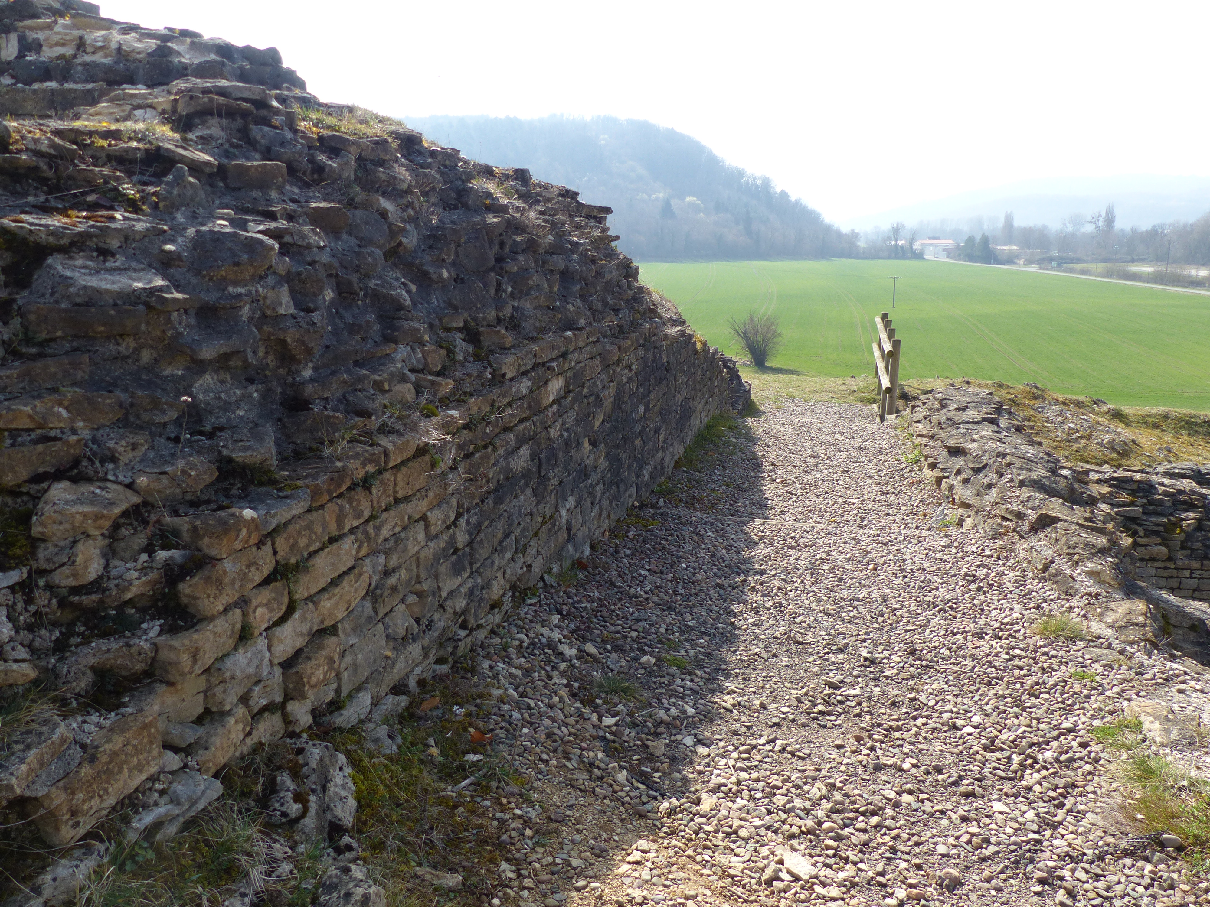 Vue d'ensemble du site archéologique