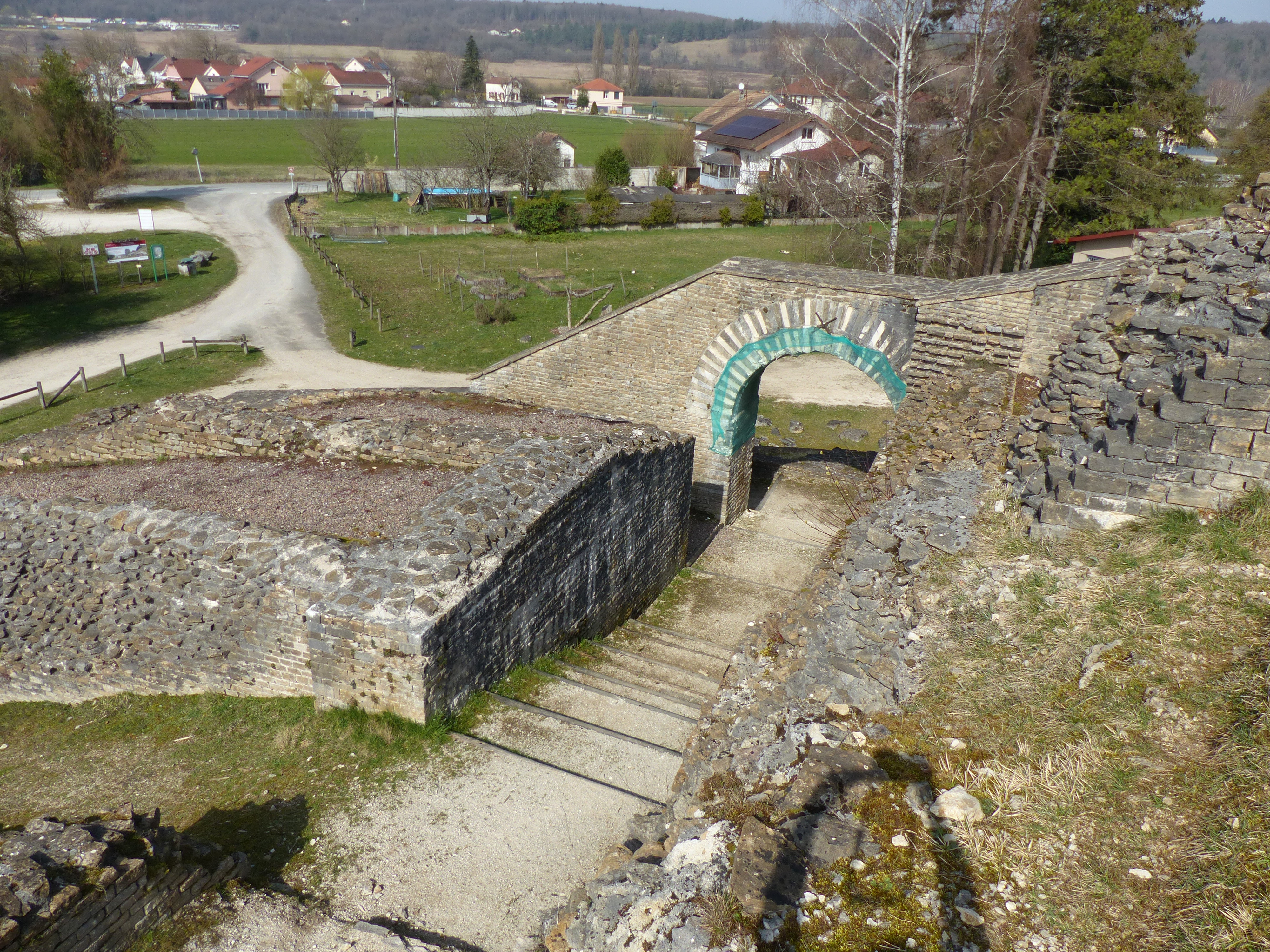 Angle des ruines romaines
