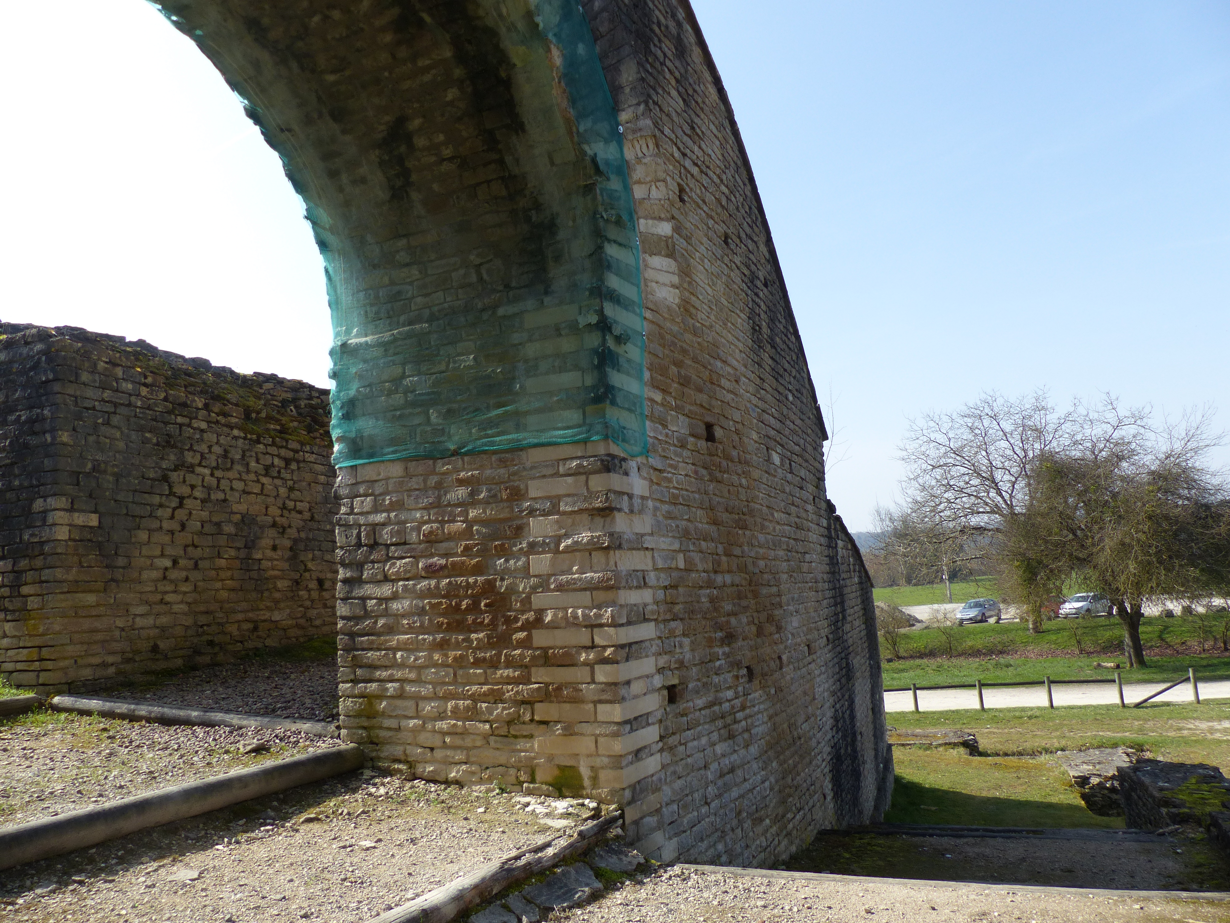 Vue des gradins