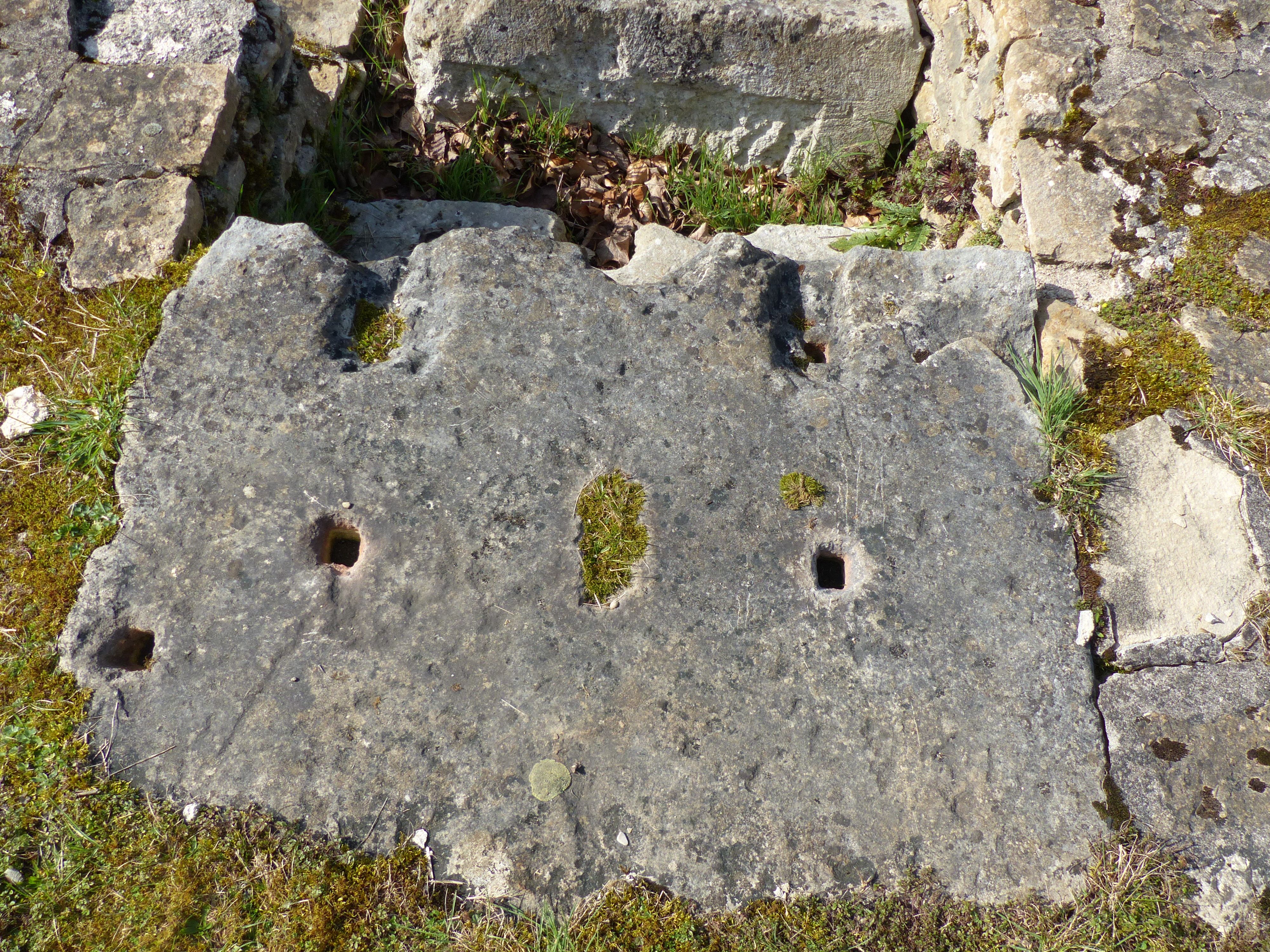 Murs romains en pierre