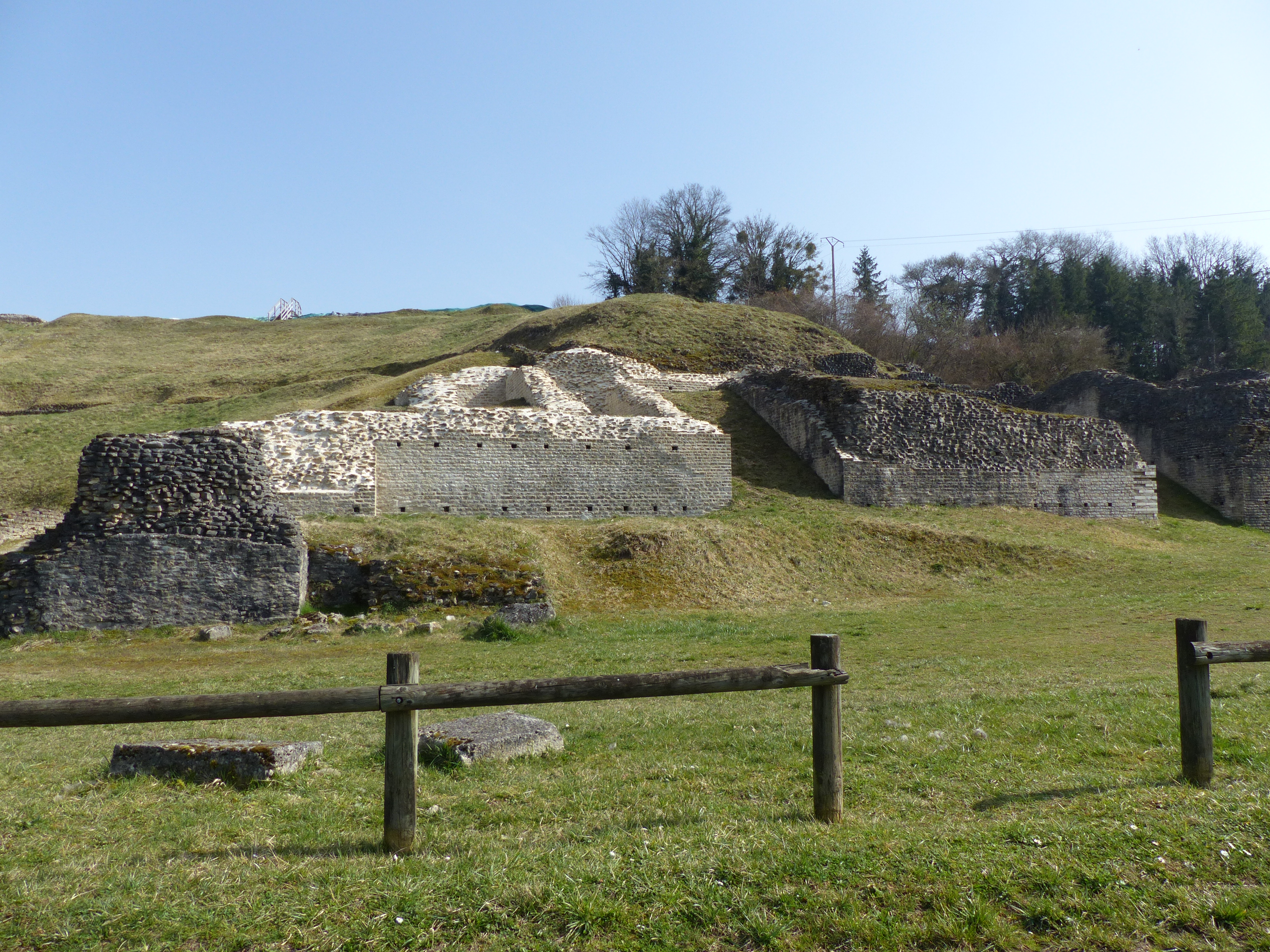 Vue d'ensemble des ruines